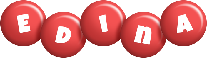 Edina candy-red logo