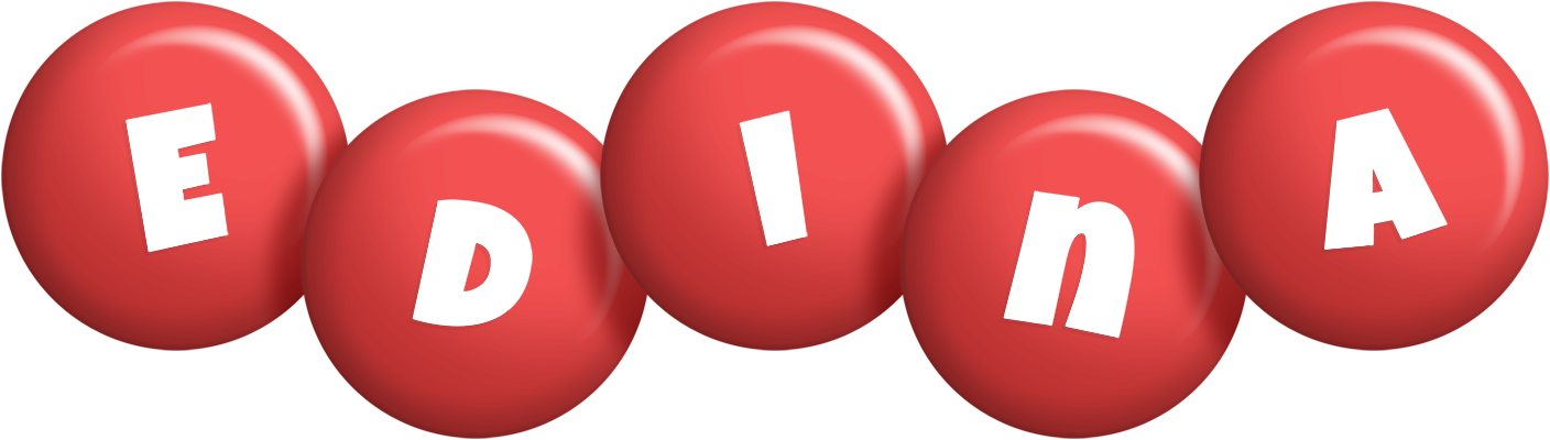 Edina candy-red logo