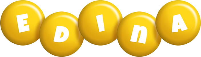 Edina candy-yellow logo