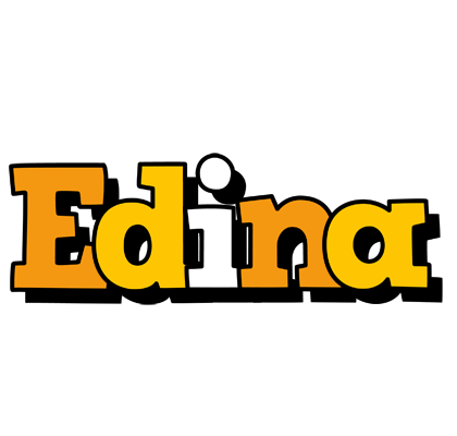 Edina cartoon logo
