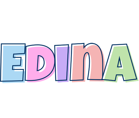 Edina pastel logo