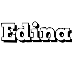 Edina snowing logo