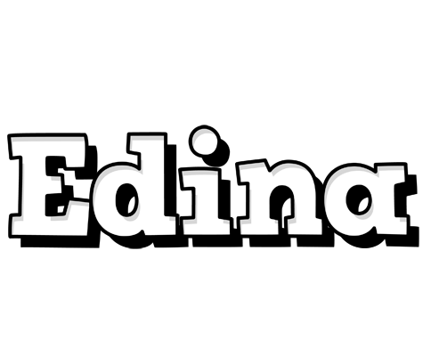 Edina snowing logo