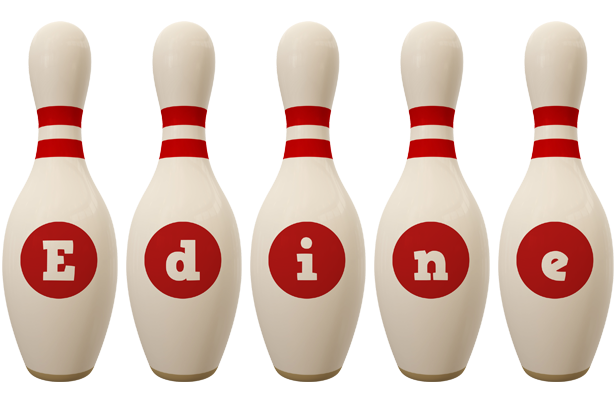 Edine bowling-pin logo
