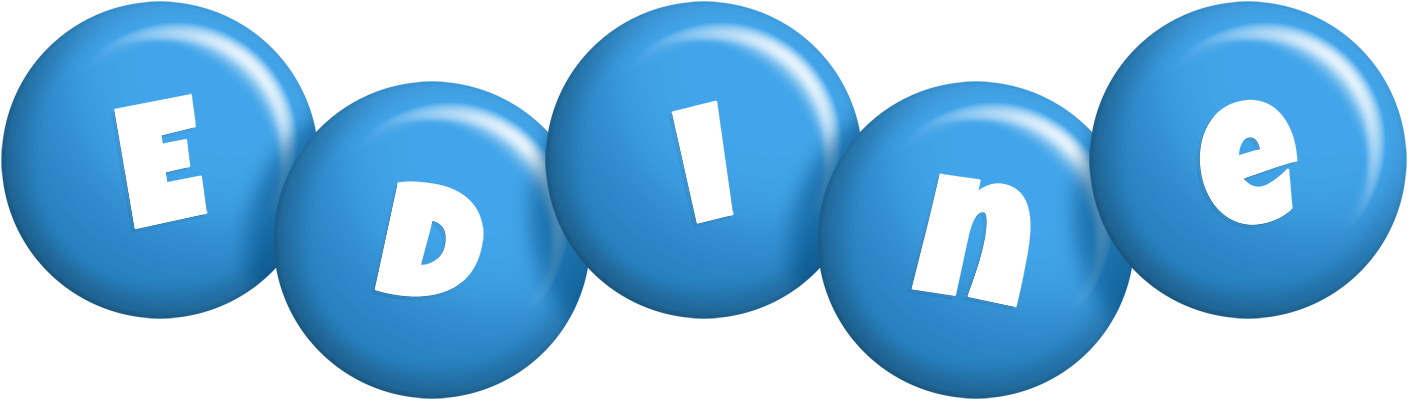 Edine candy-blue logo