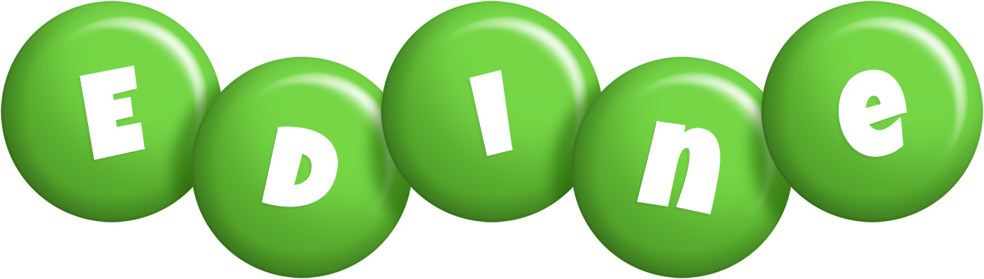 Edine candy-green logo