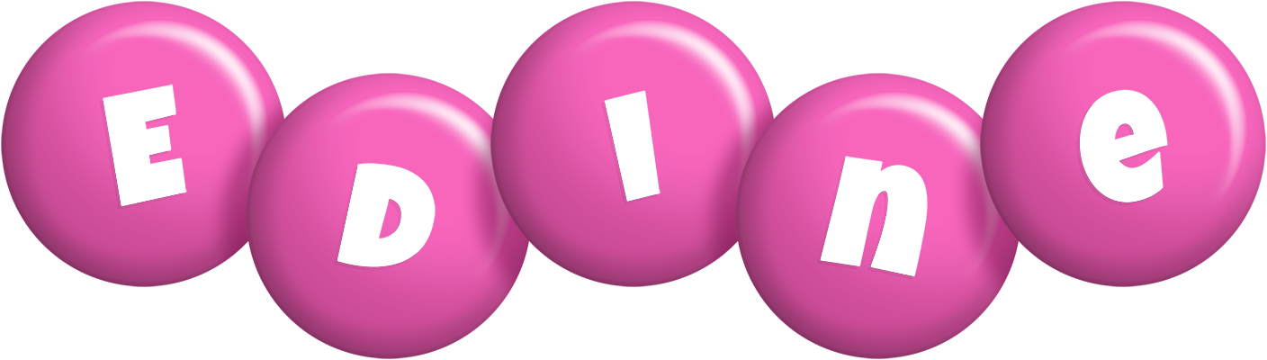 Edine candy-pink logo