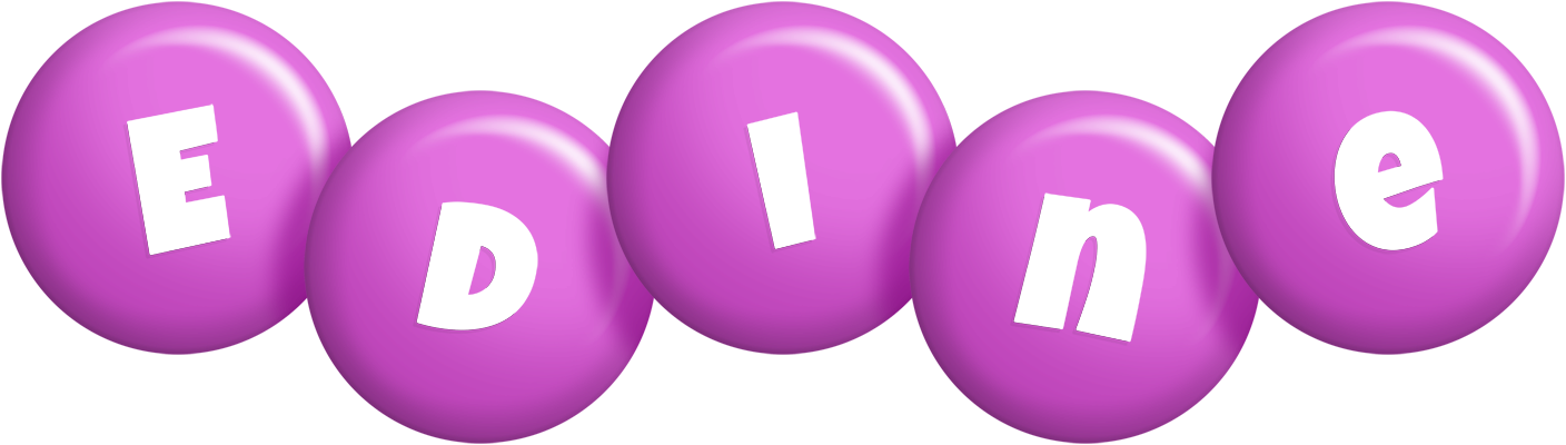 Edine candy-purple logo