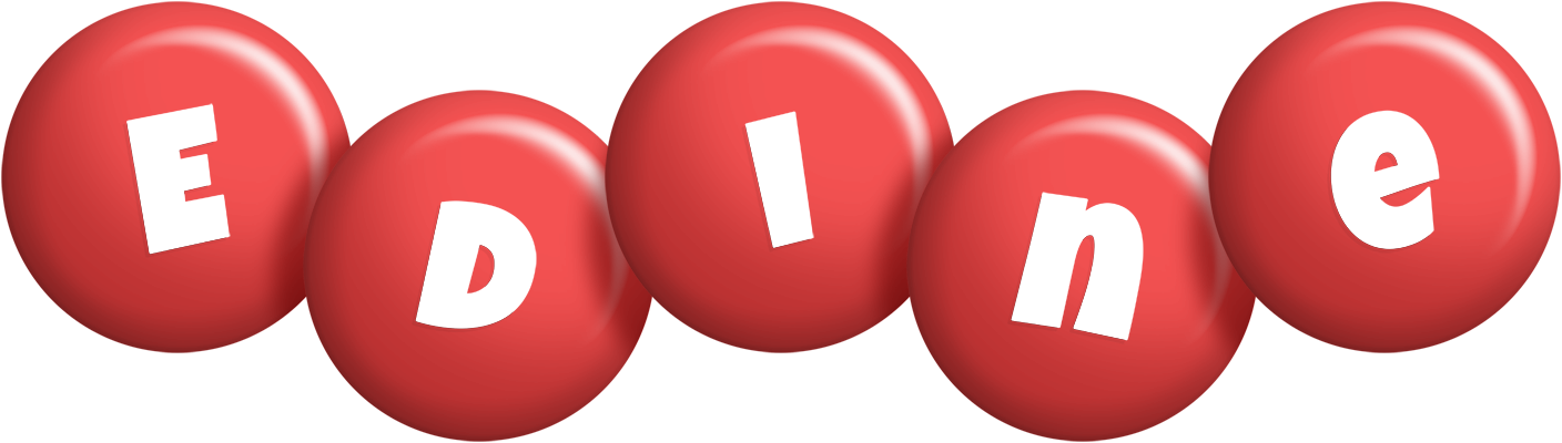 Edine candy-red logo