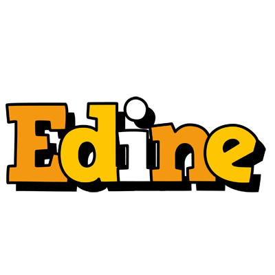 Edine cartoon logo