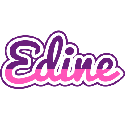 Edine cheerful logo