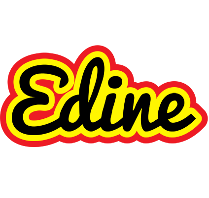 Edine flaming logo