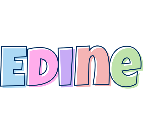 Edine pastel logo