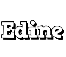 Edine snowing logo