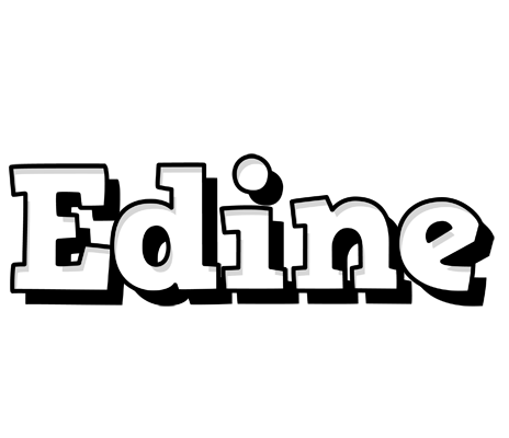 Edine snowing logo