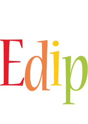 Edip birthday logo
