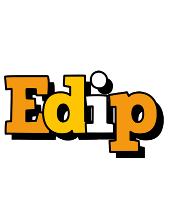 Edip cartoon logo