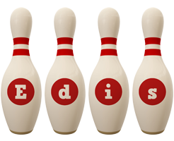 Edis bowling-pin logo