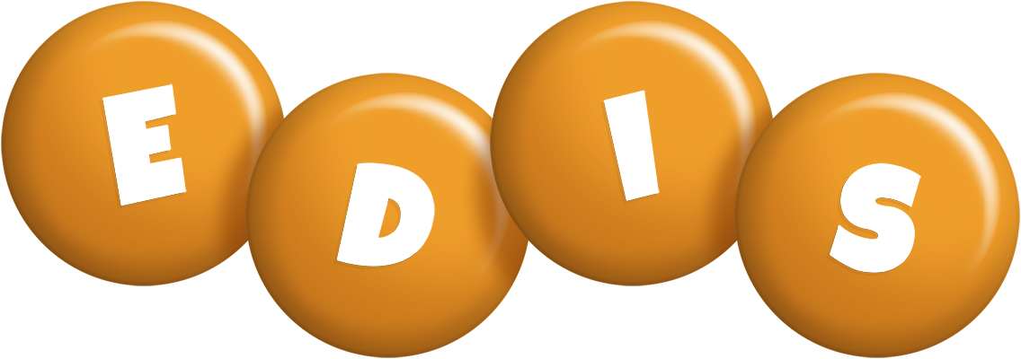 Edis candy-orange logo