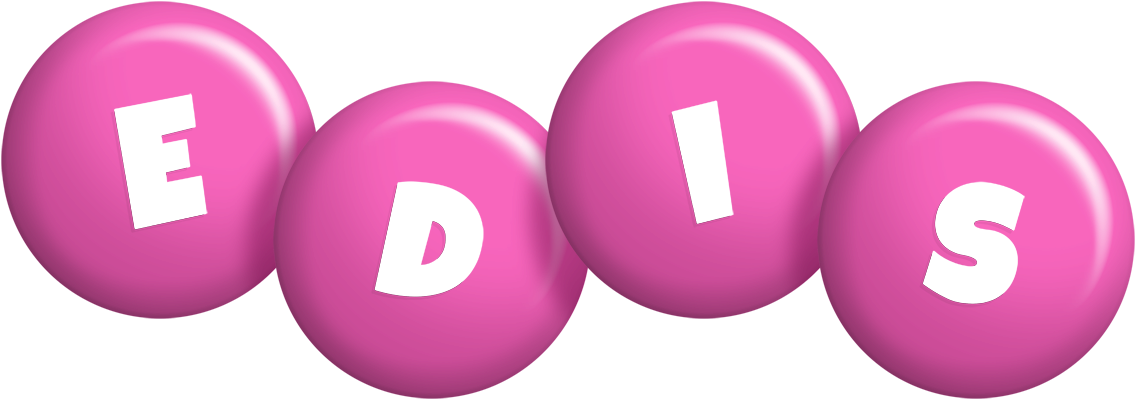 Edis candy-pink logo