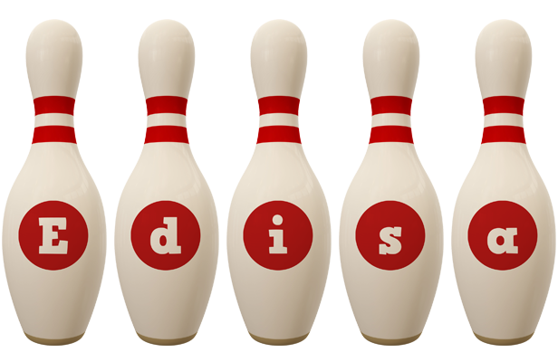 Edisa bowling-pin logo