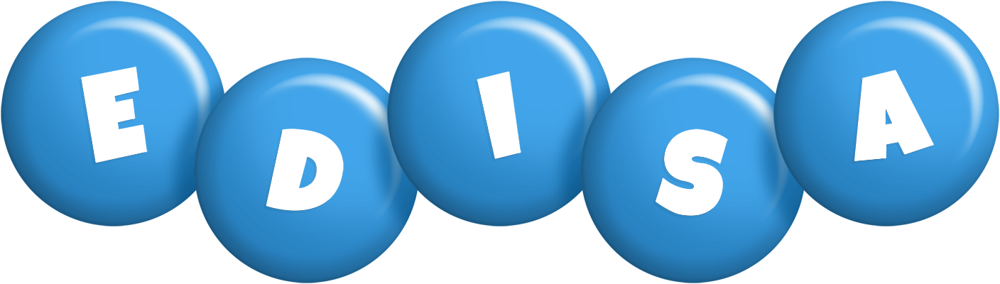 Edisa candy-blue logo