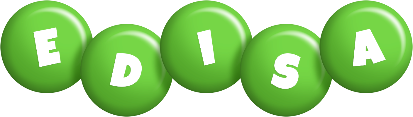 Edisa candy-green logo