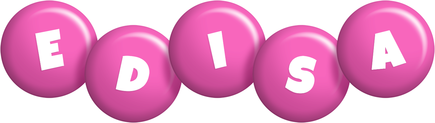 Edisa candy-pink logo