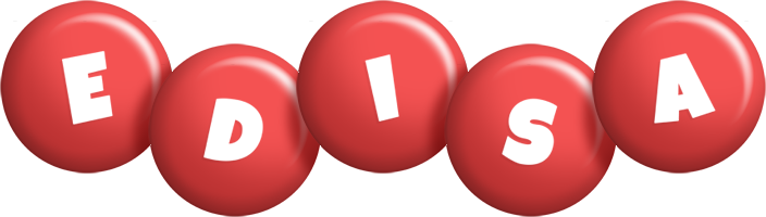 Edisa candy-red logo
