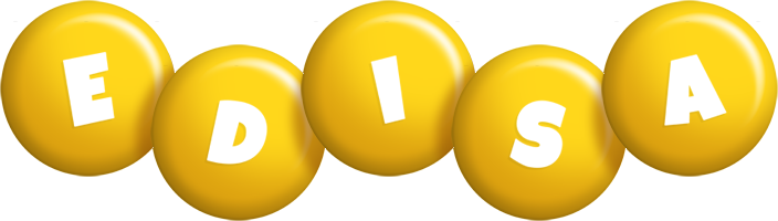 Edisa candy-yellow logo