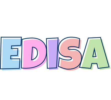 Edisa pastel logo