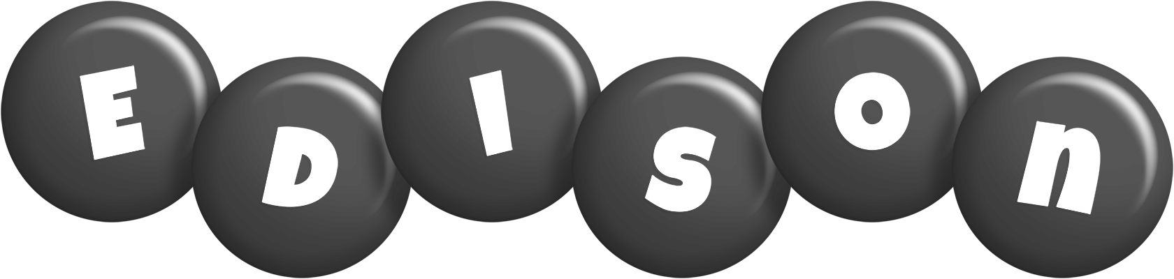Edison candy-black logo