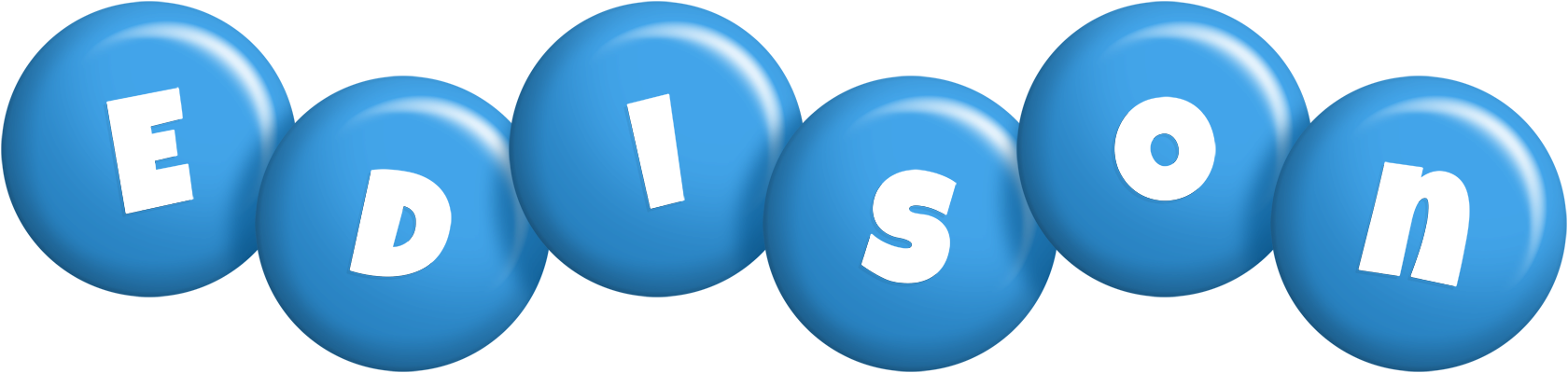 Edison candy-blue logo