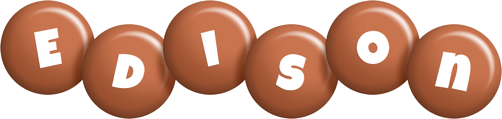 Edison candy-brown logo
