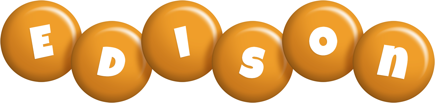 Edison candy-orange logo