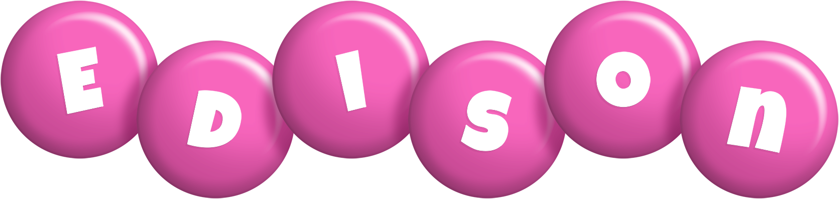 Edison candy-pink logo