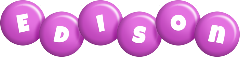 Edison candy-purple logo