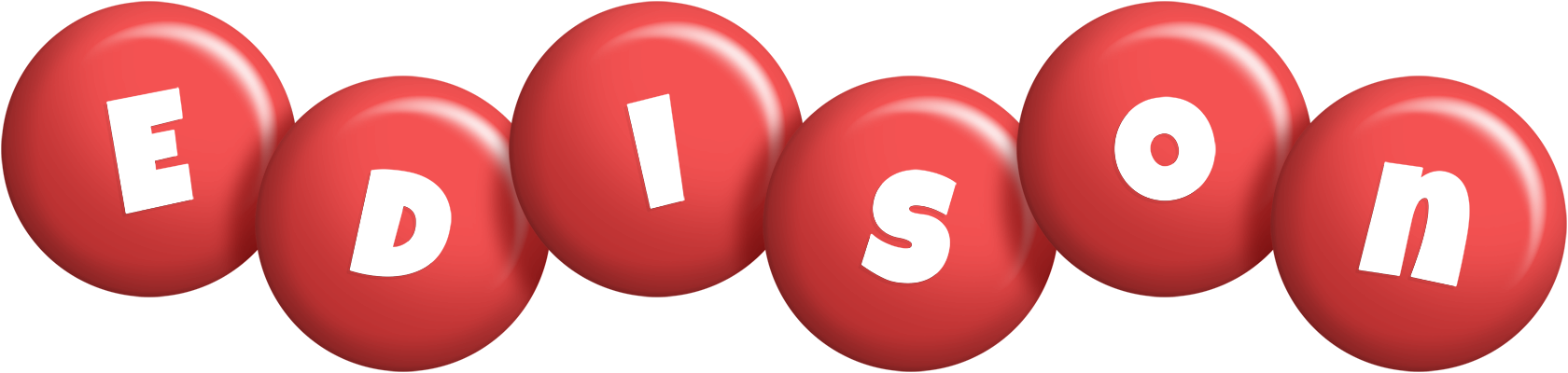 Edison candy-red logo