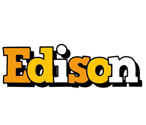 Edison cartoon logo