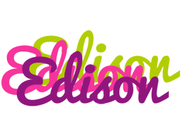 Edison flowers logo