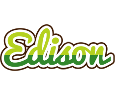 Edison golfing logo