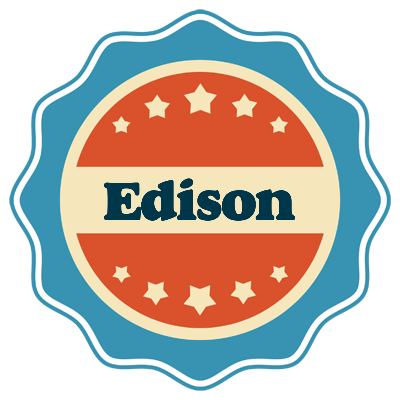 Edison labels logo
