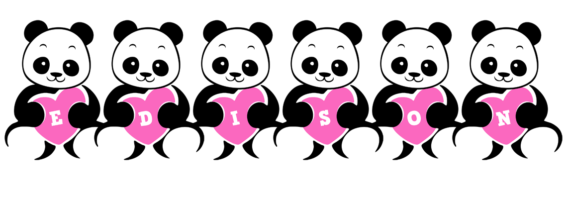 Edison love-panda logo