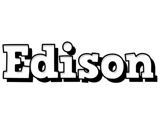 Edison snowing logo