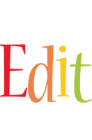 Edit birthday logo