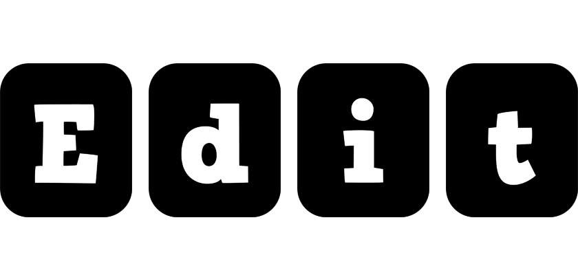 Edit box logo
