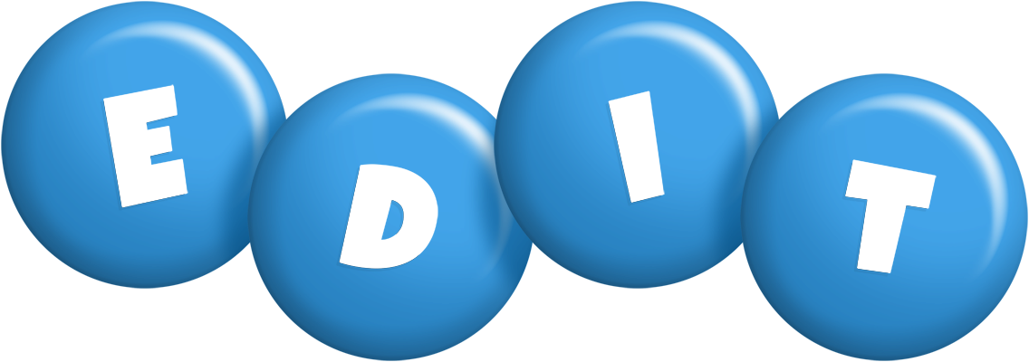 Edit candy-blue logo
