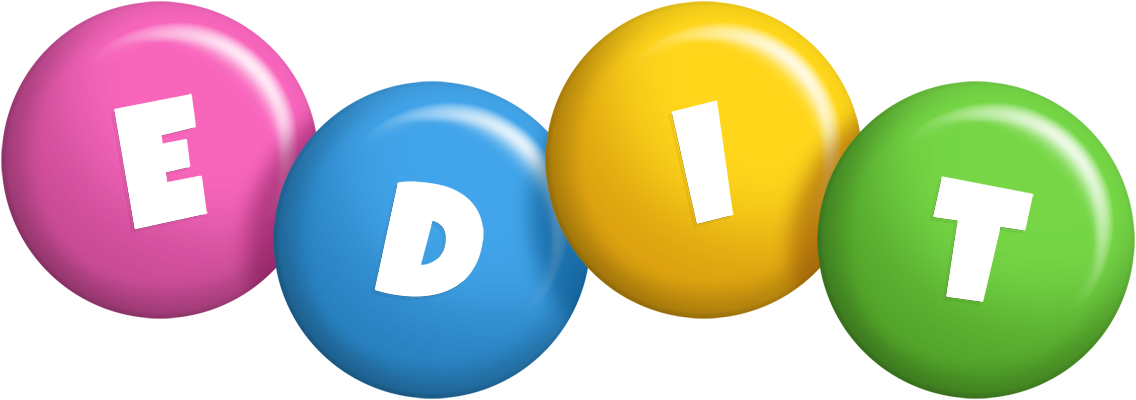Edit candy logo