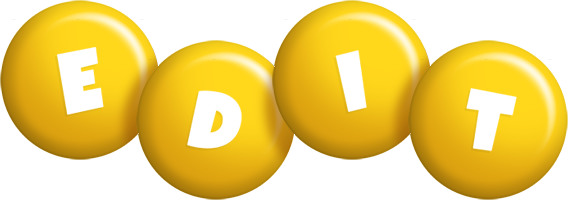 Edit candy-yellow logo
