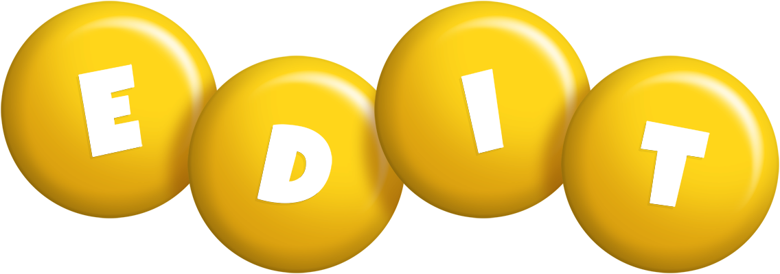 Edit candy-yellow logo